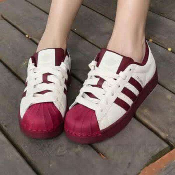 Adiddass SuperStar 2 Kitty Maroon 647