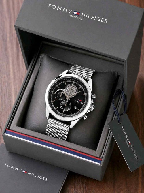 Tommy_ Hilfiger Stewart silver Black F179