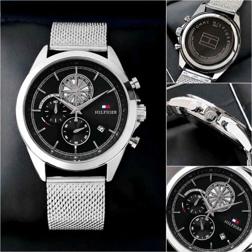 Tommy_ Hilfiger Stewart silver Black F179