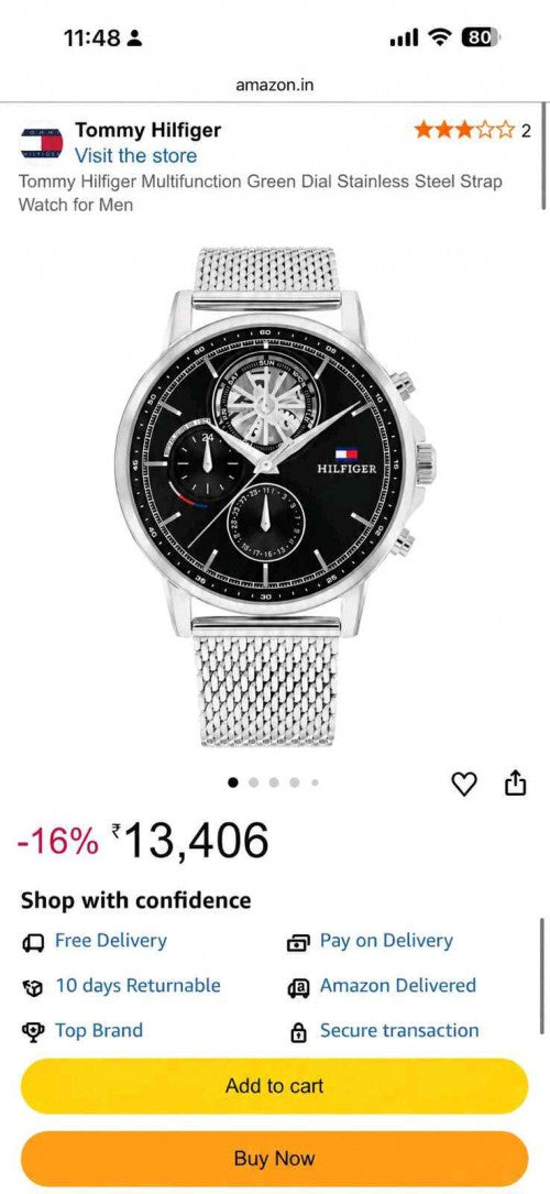 Tommy_ Hilfiger Stewart silver Black F179