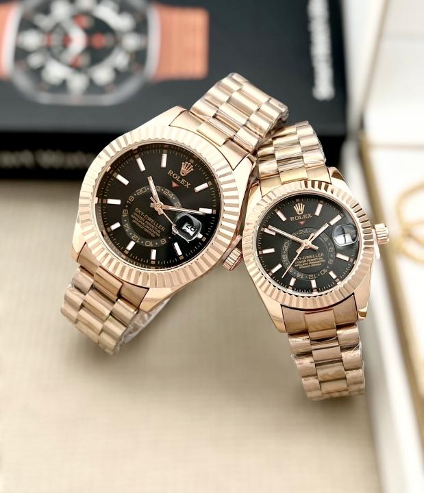 Rolex_Couple_Sky_Dweller_Rosegold_Black