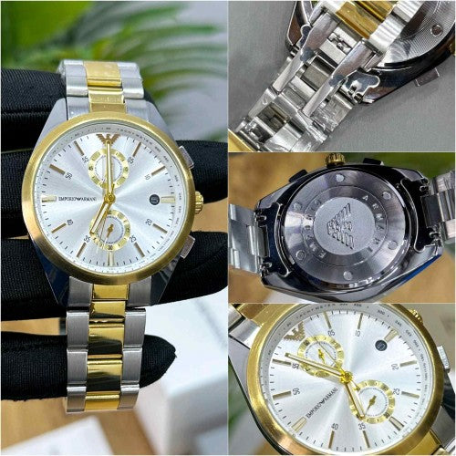 EMPORIO ARMA_CLAUDIO TWO TONE GOLD WHITE F177