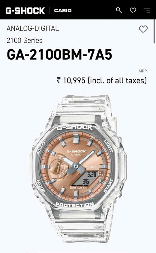 G SHOCK GA 2100