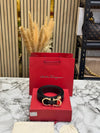 Salvatore_Ferragamo Double Gancini Gold Buckle Leather Belt (39-2)