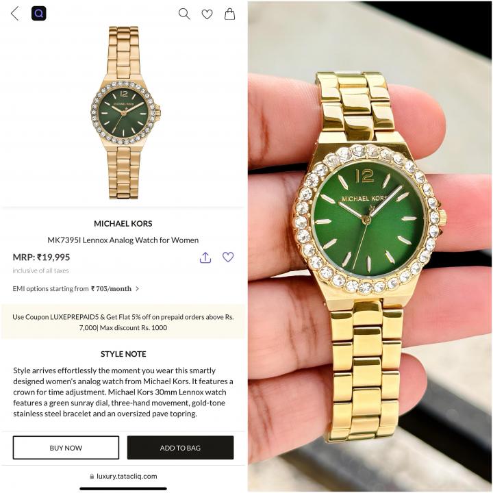 MICHAEL KOR S LENNOX ULTRA PREMIUM LUXURY LADY WATCH 330