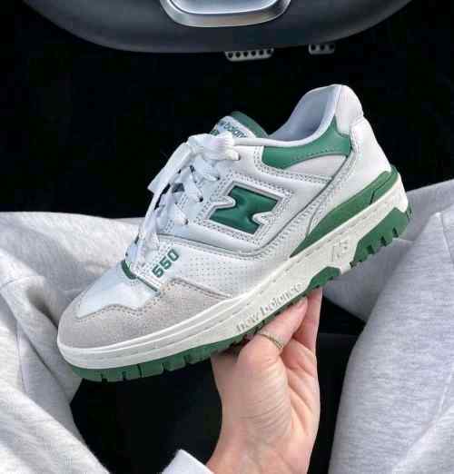neww balancee 550 WHITE GREEN for her