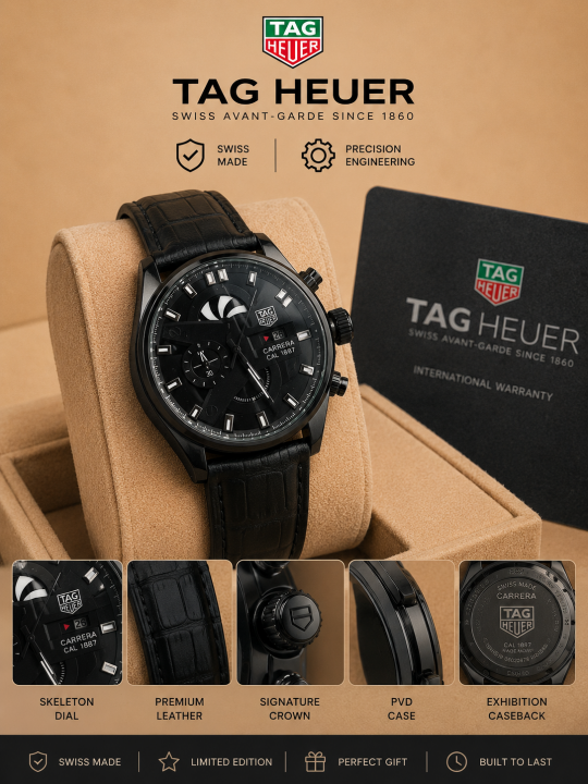 Tag Heue_r Carrera Leather Belt CR7 - J72