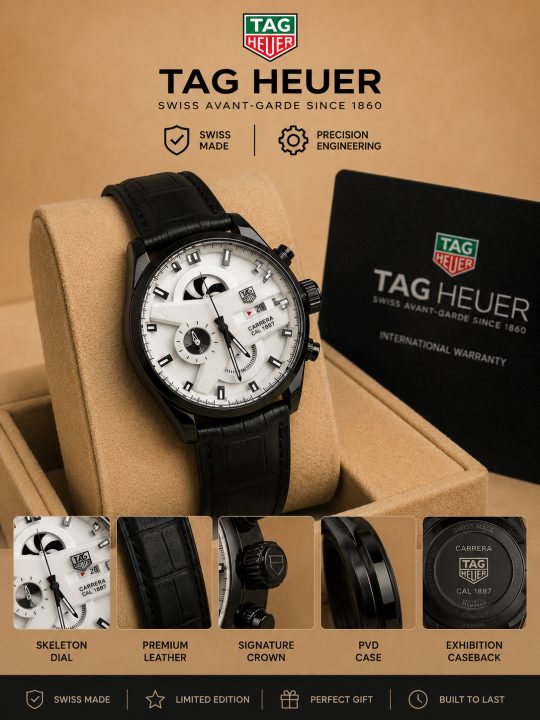 Tag Heue_r Carrera Leather Belt CR7 - J72