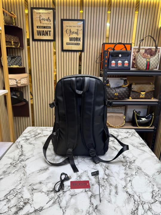 Hugo_Boss Active Aero Logo Backpack (White Edition) (BS1519-B)