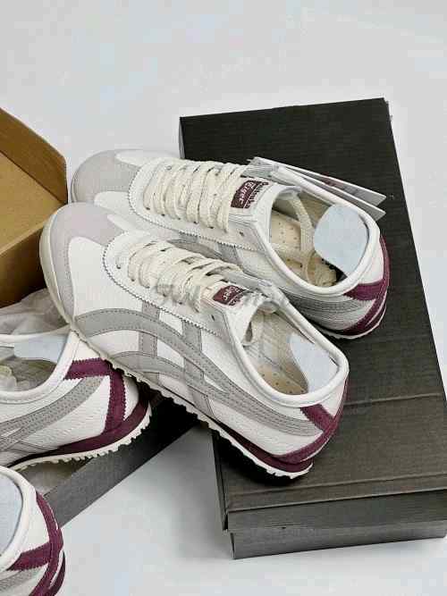 Onitsukaa Tiger Mexico 66 White Grey Berry
