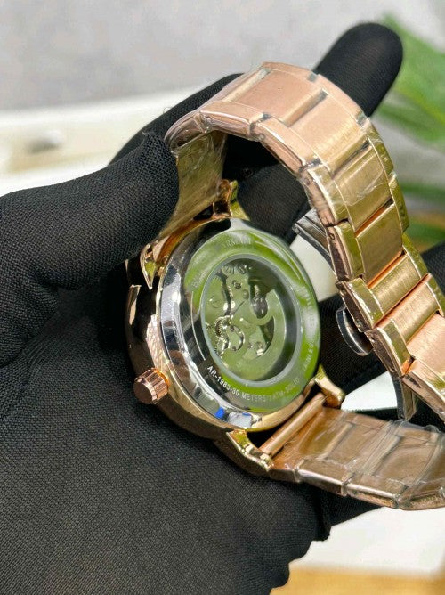 EMPORIO ARMA_MECCANICO 2 AUTOMATIC SB2361 ROSE  BLACK F168