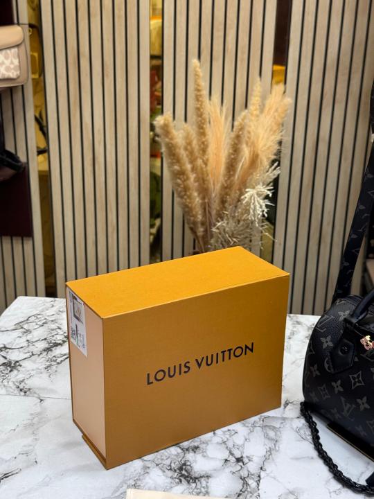 Loui_s Vuitton Monogram Eclipse Speedy Chain Bag (Black-9600)
