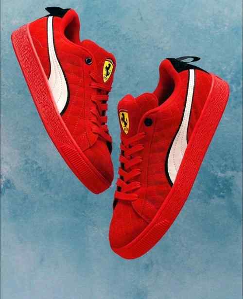 PUMAa SCUDERIA FERRARI RACE SUEDE XL HERO SNEAKERS