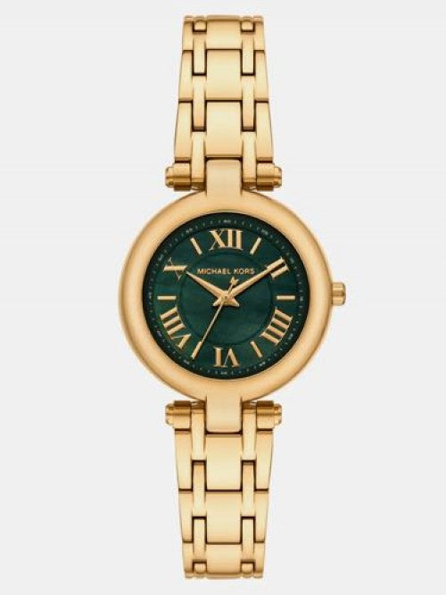 Michael Kors Laney Gold Green Authentic Store Quality
