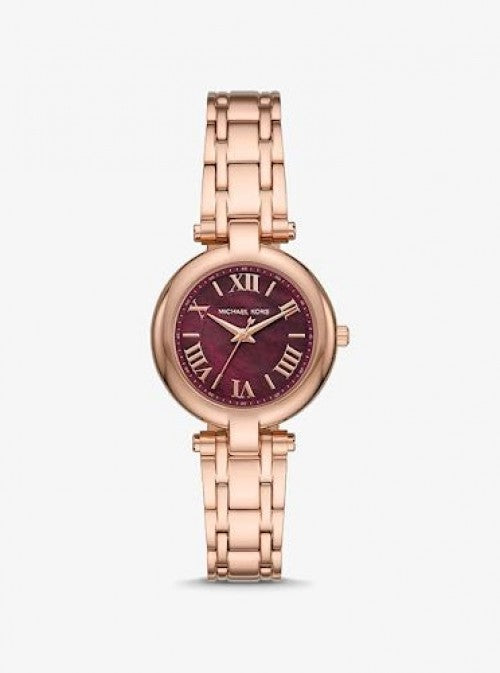 Michael Kors Laney Rose Gold Cherry Authentic Store Quality