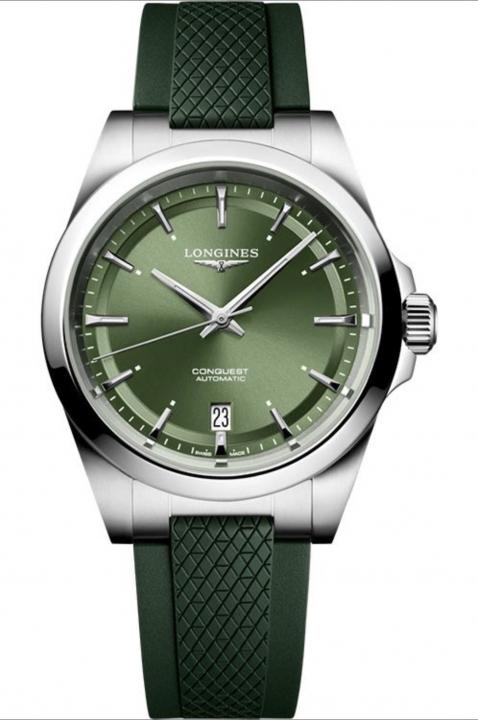 LONGINE S CONQUEST AUTOMATIC GREEN HVY 41
