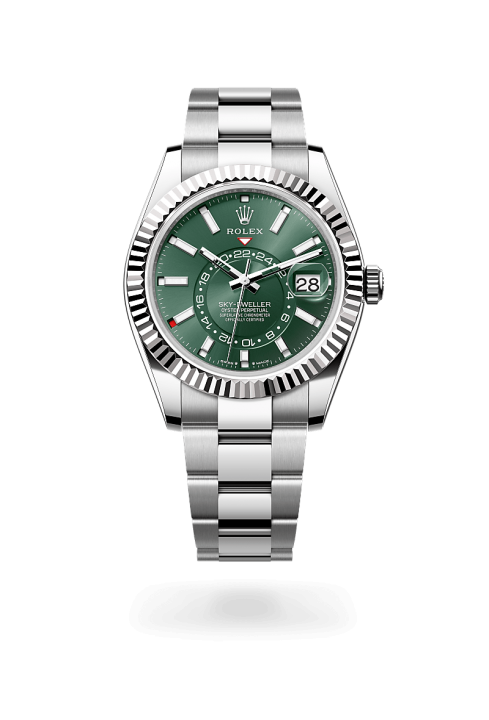 ROLE X SKY DWELLER REG CHAIN SWISS MOVEMENT WORKING LIKE AUTO 337