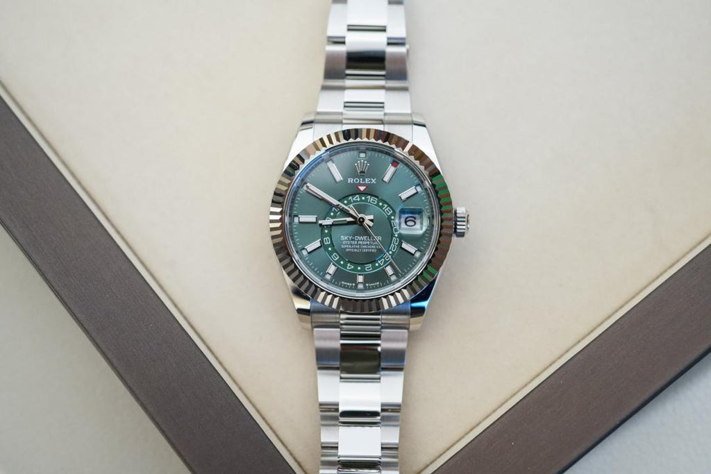 ROLE X SKY DWELLER REG CHAIN SWISS MOVEMENT WORKING LIKE AUTO 337