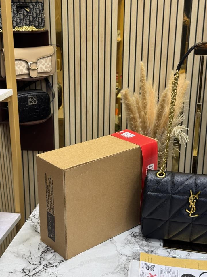 YSL SUNSET SHOULDER BAG WITH DOUBLE PACKING PREMIUM QUALITY PRODUCT (BLACK) Ysl 10836