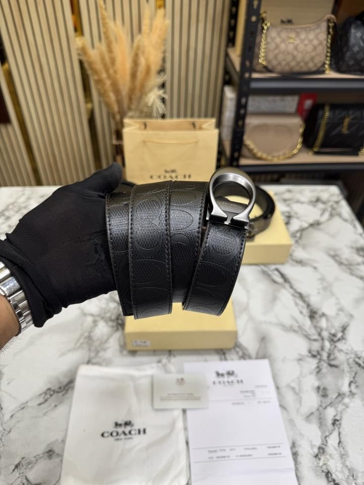 COAC_H PREMIUM BELT WITH OG BOX AND DUST BAG WITH CARRY BAG (13-1)