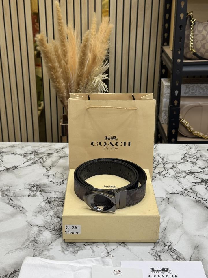 COAC_H PREMIUM BELT WITH OG BOX AND DUST BAG WITH CARRY BAG (13-2)
