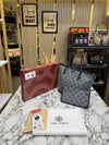 Tory Burc_h  t monogram canvas tote with og box and dust bag with pouch (black)