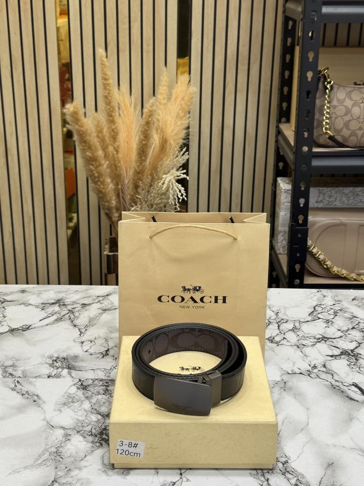 COAC_H REVERSIBLE BELT WTIH OG BOX AND DUST BAG WITH CARRY BAG (3-8)