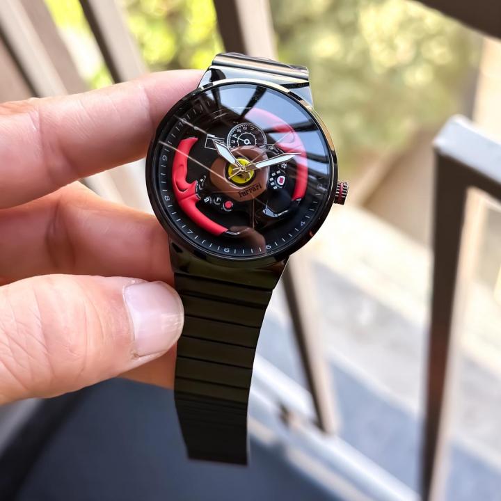 FERRARI MENS WATCH FULL BLACK
