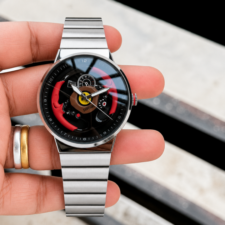 Scuderia Ferrari Steering Wheel watch (All working)