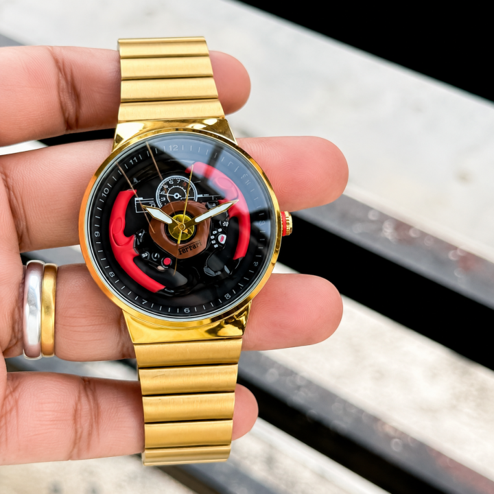 Scuderia Ferrari Steering Wheel watch (All working)