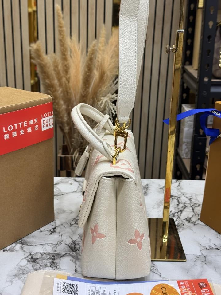 LOUI_S VUITTON MADELEINE BB LUXURY  HANDBAG WITH OG DOUBLE BOX PACKING PREMIUM QUALITY PRODUCT (M23678 -WHITE)