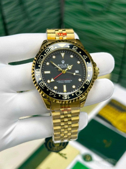 ROLEX_ GMT MASTER ll GOLD Smooth Movment Premium AAA F156