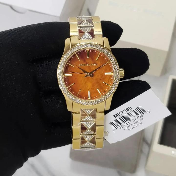 Micheal_kors runway gold analog lady MK7389 hvy 23(6)