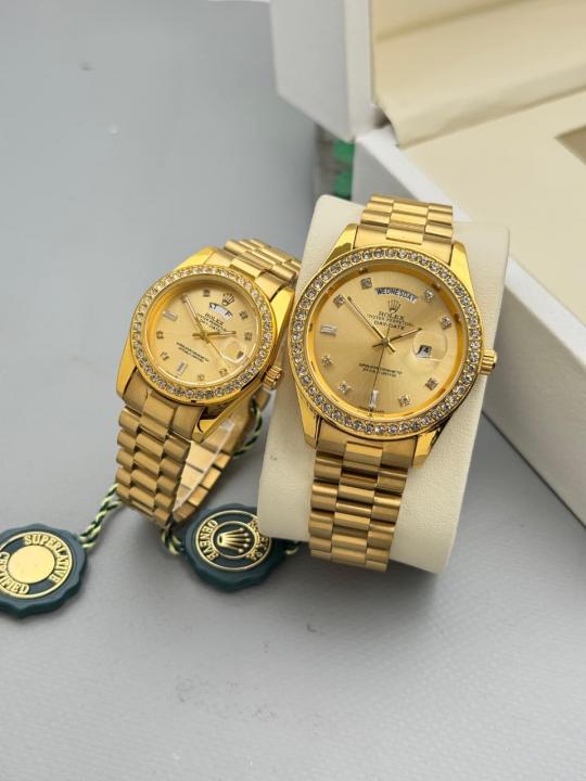 Rolex_Couple_Oyster_Perpetual_Day_Date_Gold