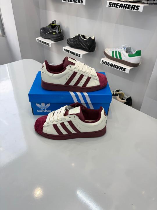 Adiddass SuperStar 2 Kitty Maroon 647