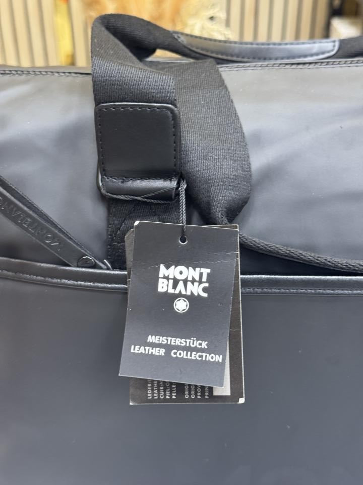 Mont blan_c Meisterstck Travel Duffle Bag  Black (M0610)