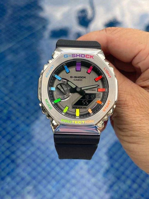 G SHOCK GA 2100 RAINBOW F139