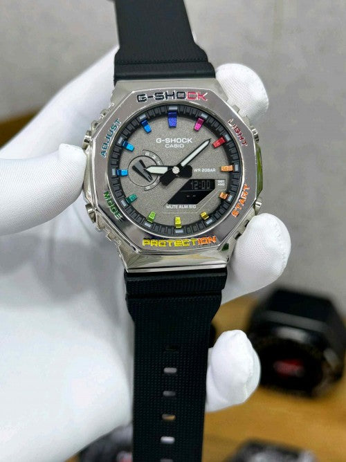G SHOCK GA 2100 RAINBOW F139