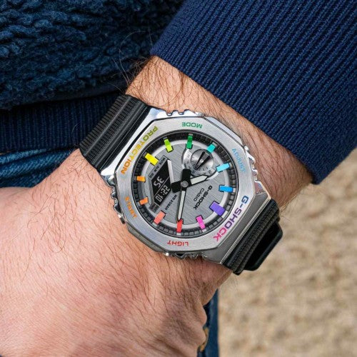 G SHOCK GA 2100 RAINBOW F139
