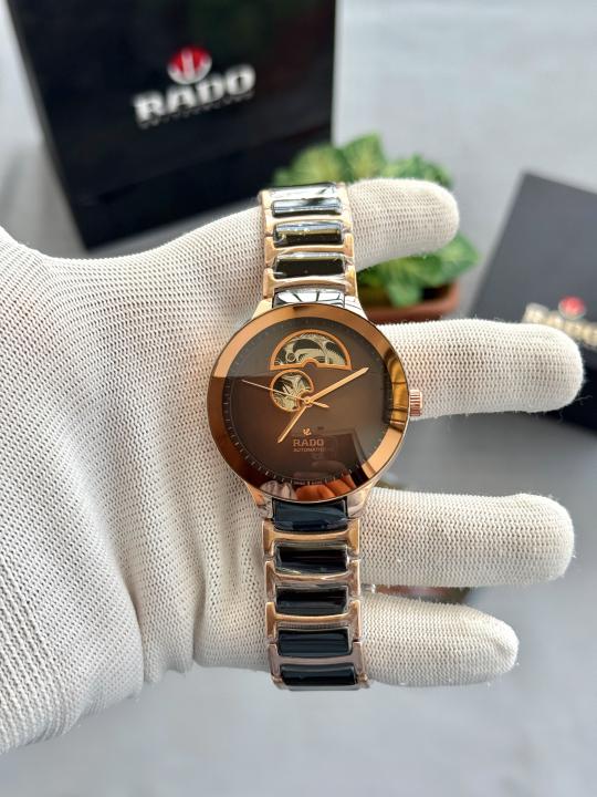 Raddo Ceramic Chocolate Open Heart Automatic W399