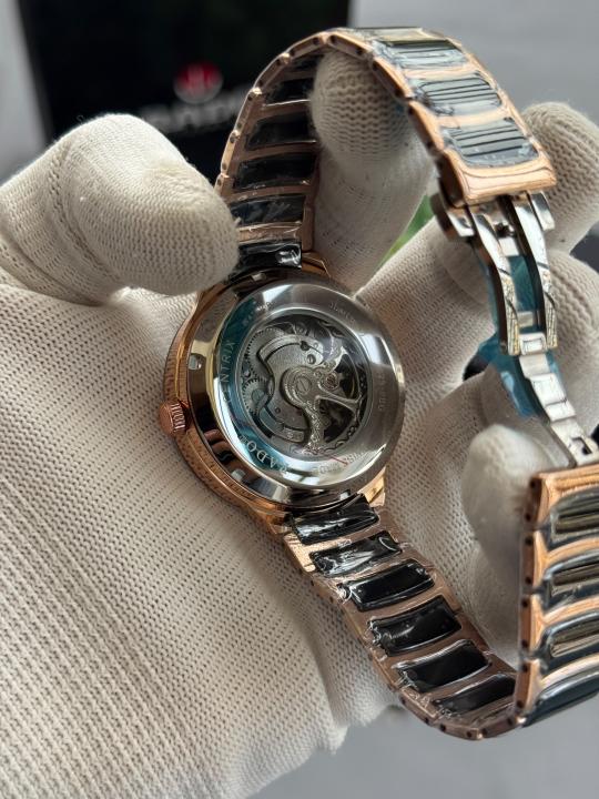 Raddo Ceramic Chocolate Open Heart Automatic W399