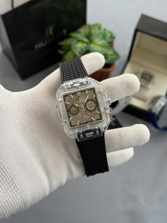 Hublot Bigbang Unico Square Transparent All Working W403
