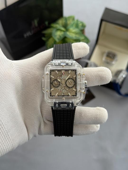 Hublot Bigbang Unico Square Transparent All Working W403