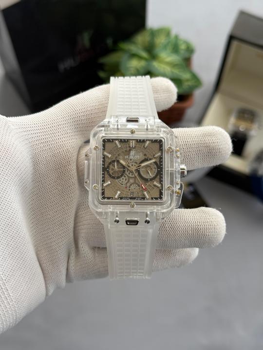 Hublot Bigbang Unico Square Transparent All Working W402