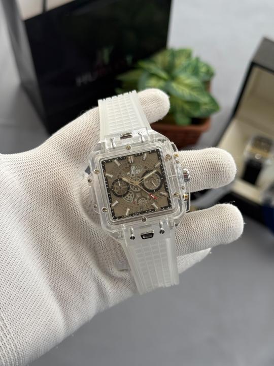 Hublot Bigbang Unico Square Transparent All Working W402