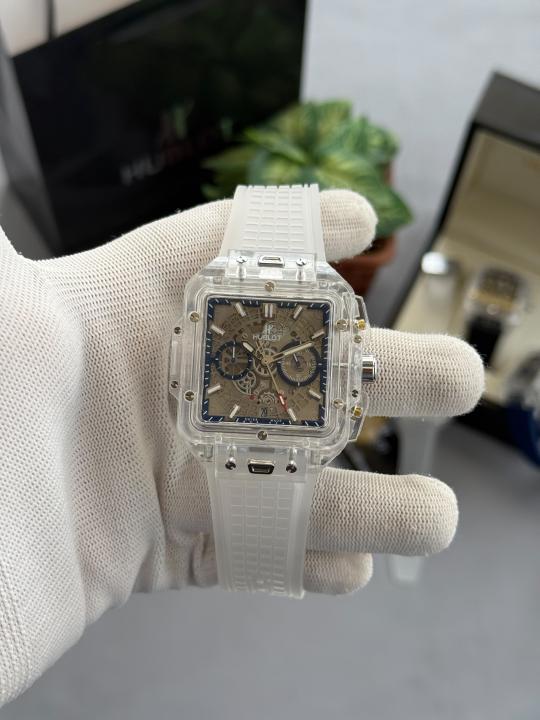 Hublot Bigbang Unico Square Transparent All Working W401