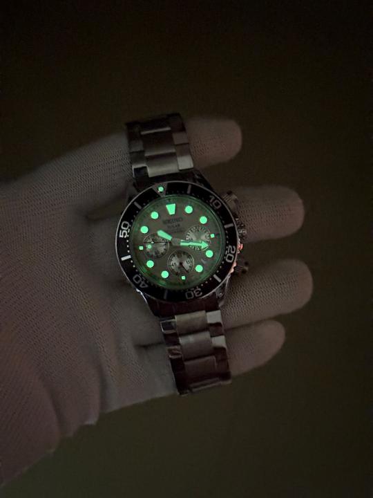 Seiko Solar All Chronograph Working Grey