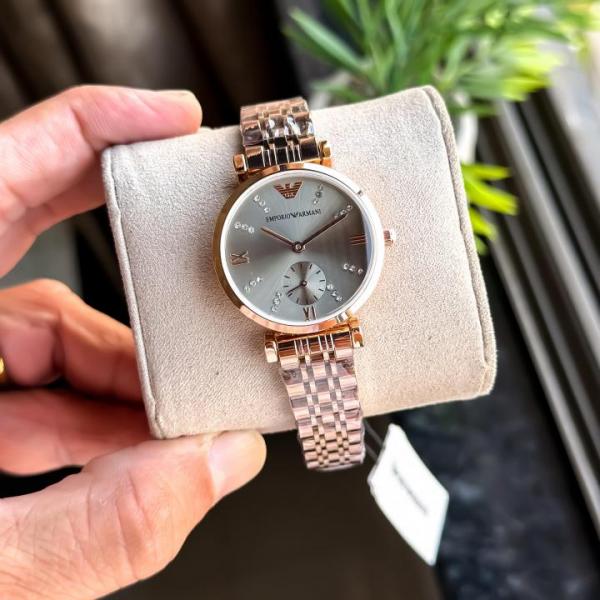 Emporio arma_i classic  lady 377  rose Grey diamond