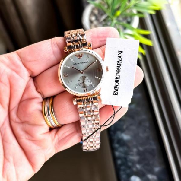 Emporio arma_i classic  lady 377  rose Grey diamond
