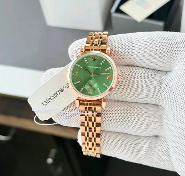 Emporio arma_i classic  lady 386 rose green diamond